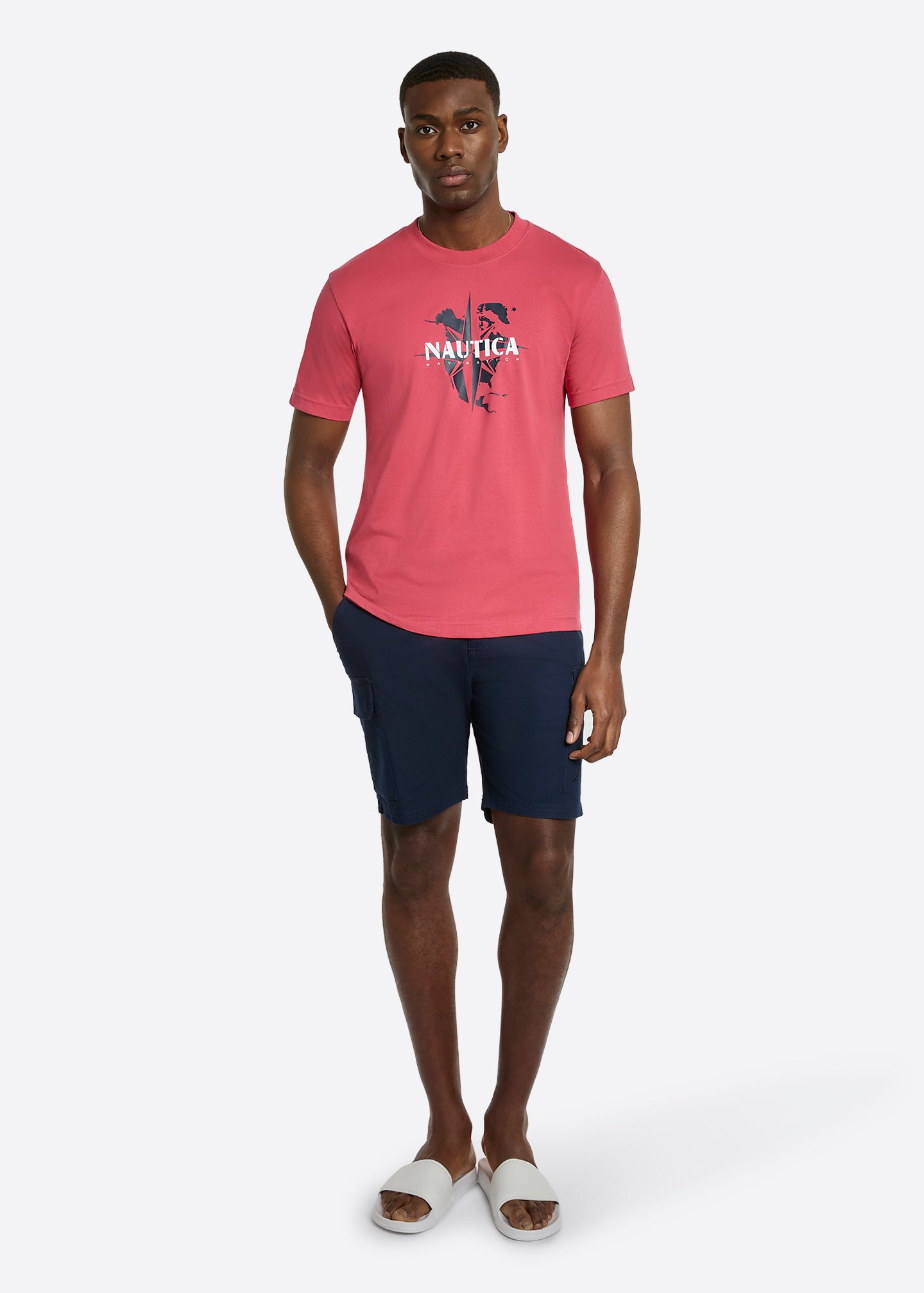 Nautica Tomi T-Shirt-Raspberry-Full Body