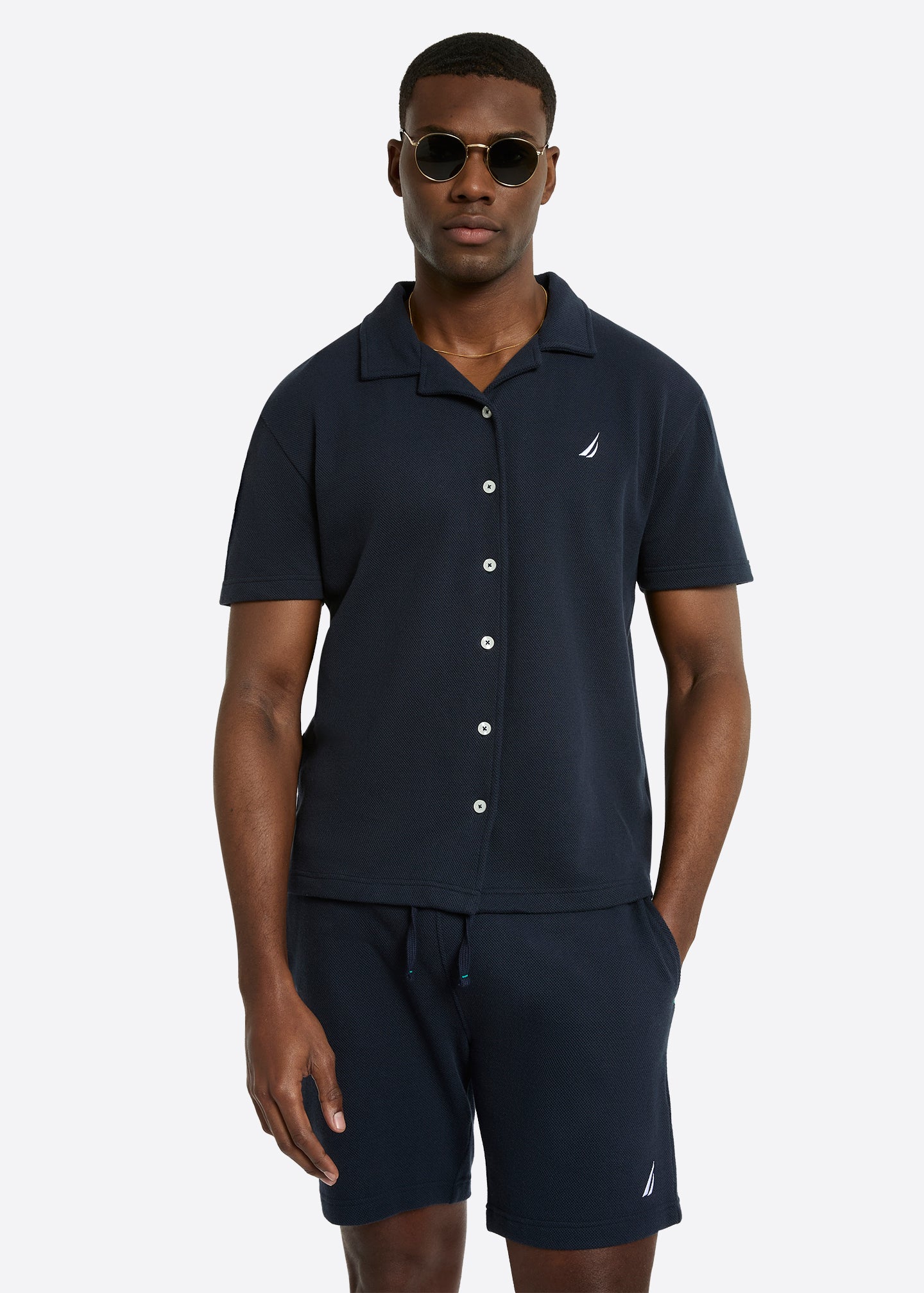 Nautica Dundo Shirt-Dark Navy-Front