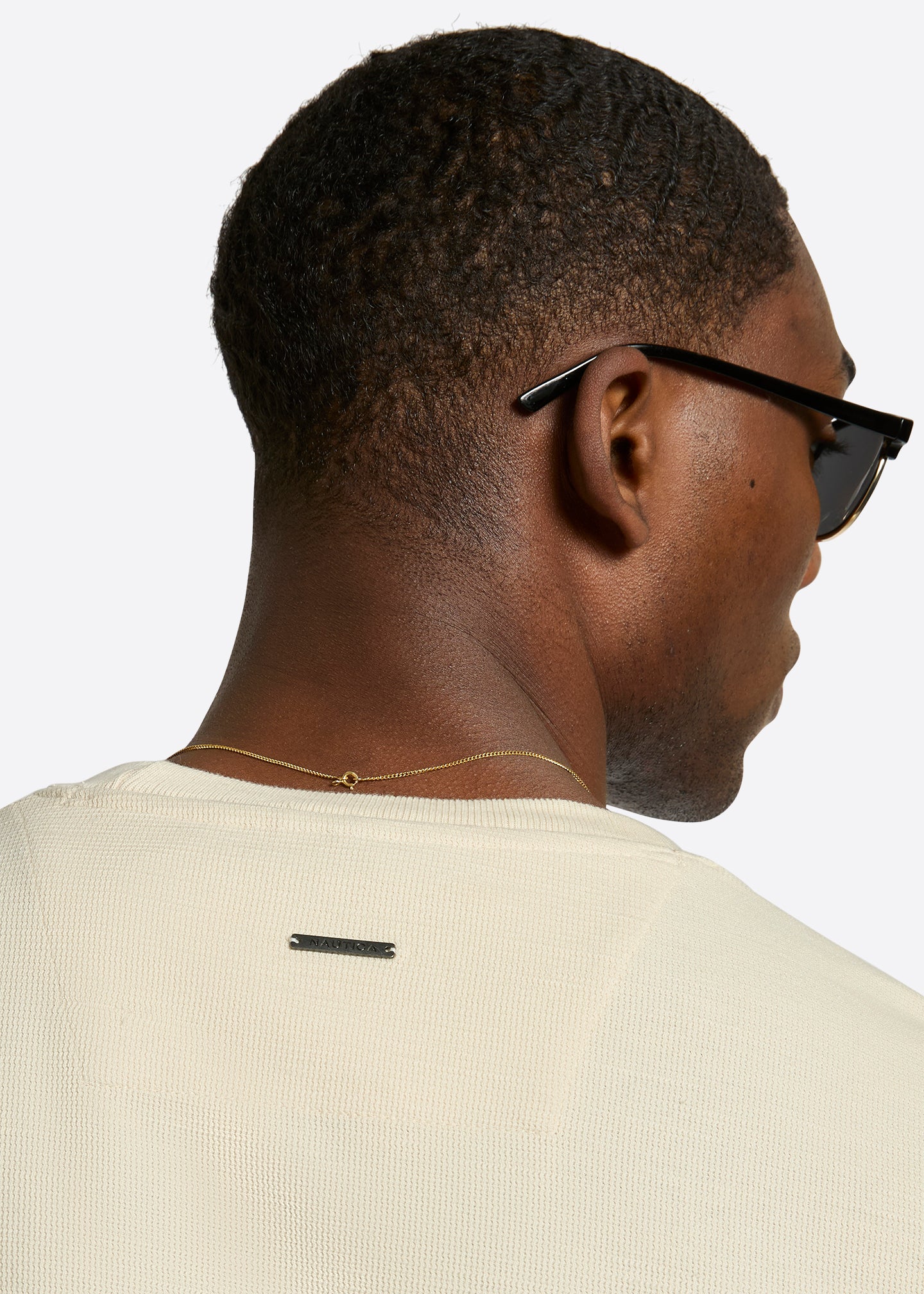 Nautica Capri T-Shirt-Buff-Detail Back