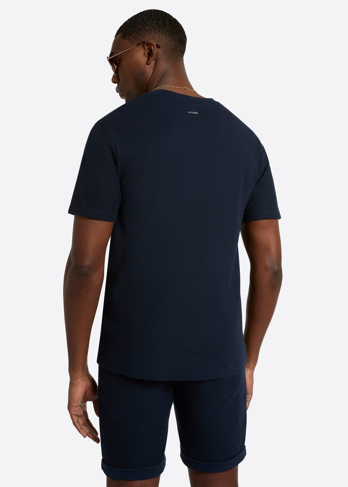 Nautica Capri T-Shirt-Dark Navy-Back