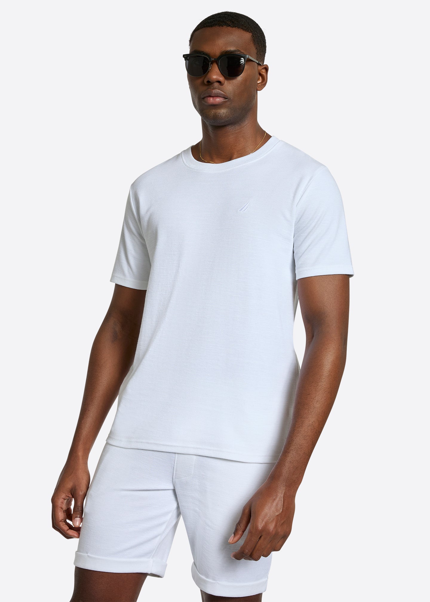 Nautica Capri T-Shirt-White-Front