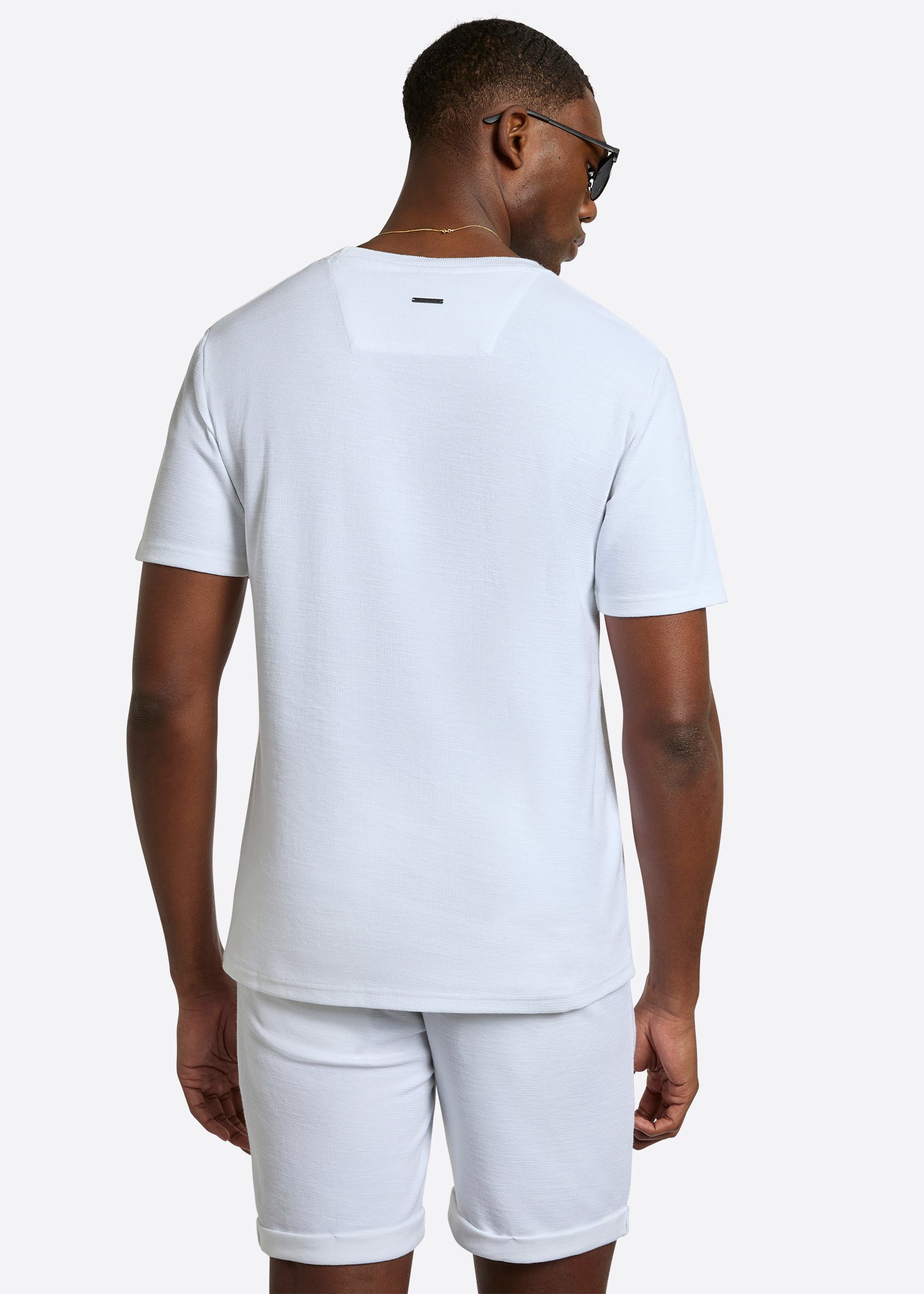 Nautica Capri T-Shirt-White-Back