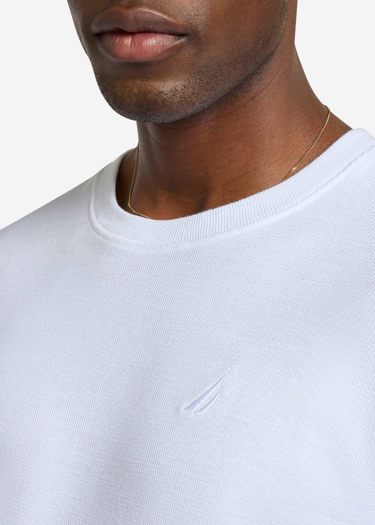 Nautica Capri T-Shirt-White-Detail