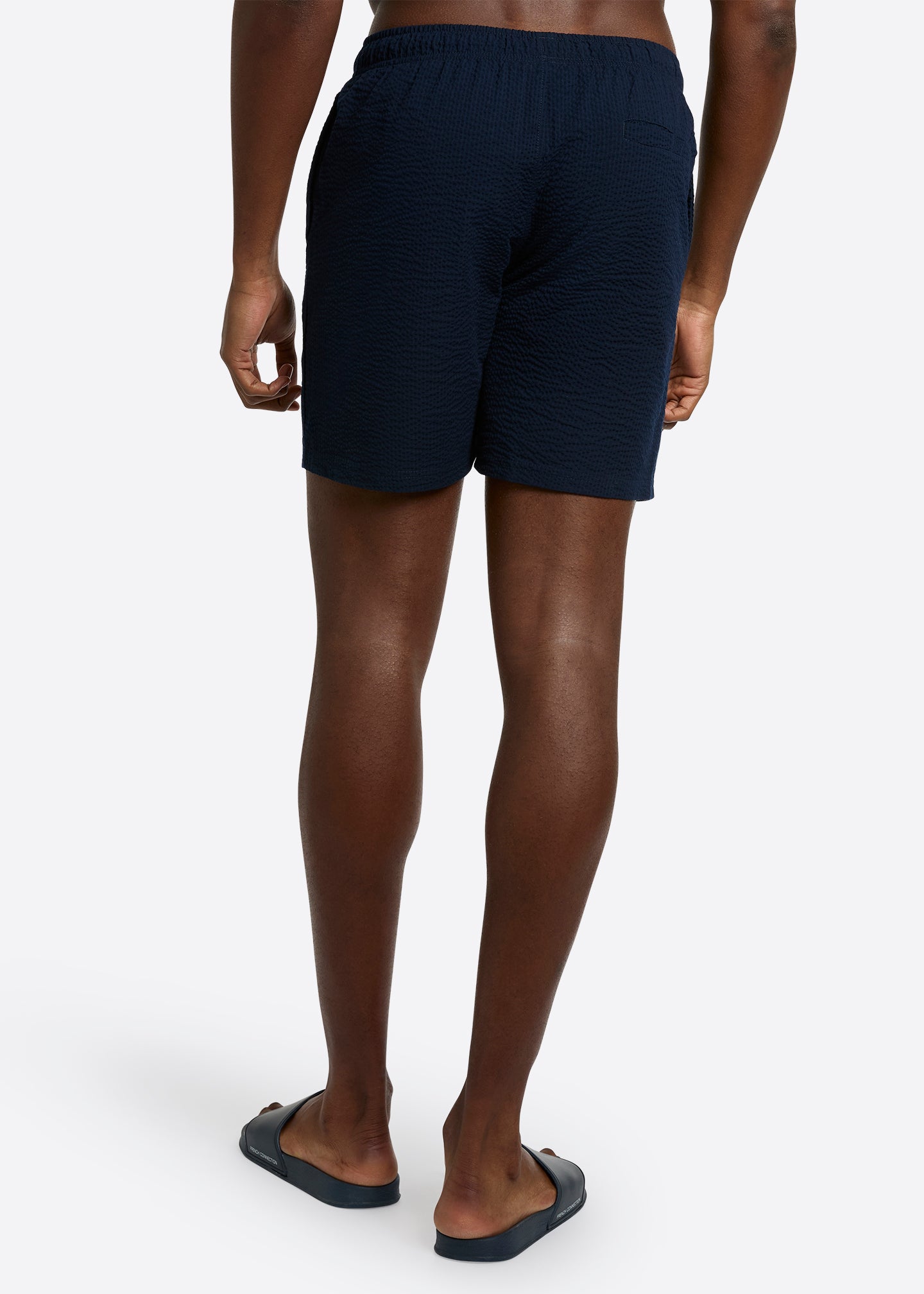 Nautica Vallone 6" Swim Short-Navy-Back