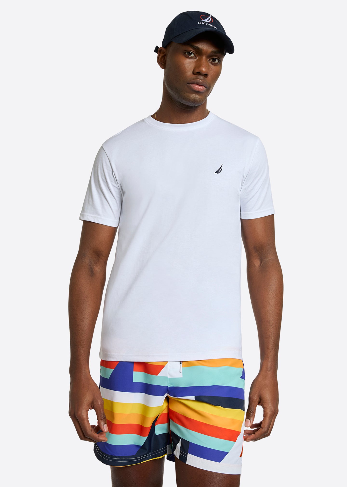 Nautica Claudio T-Shirt-White-Front
