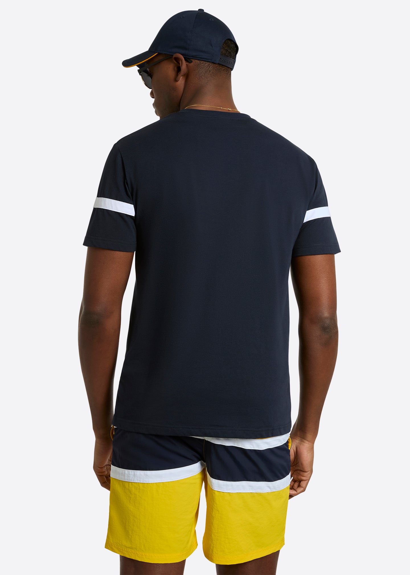 Nautica Mikhail T-Shirt-Dark Navy-Back