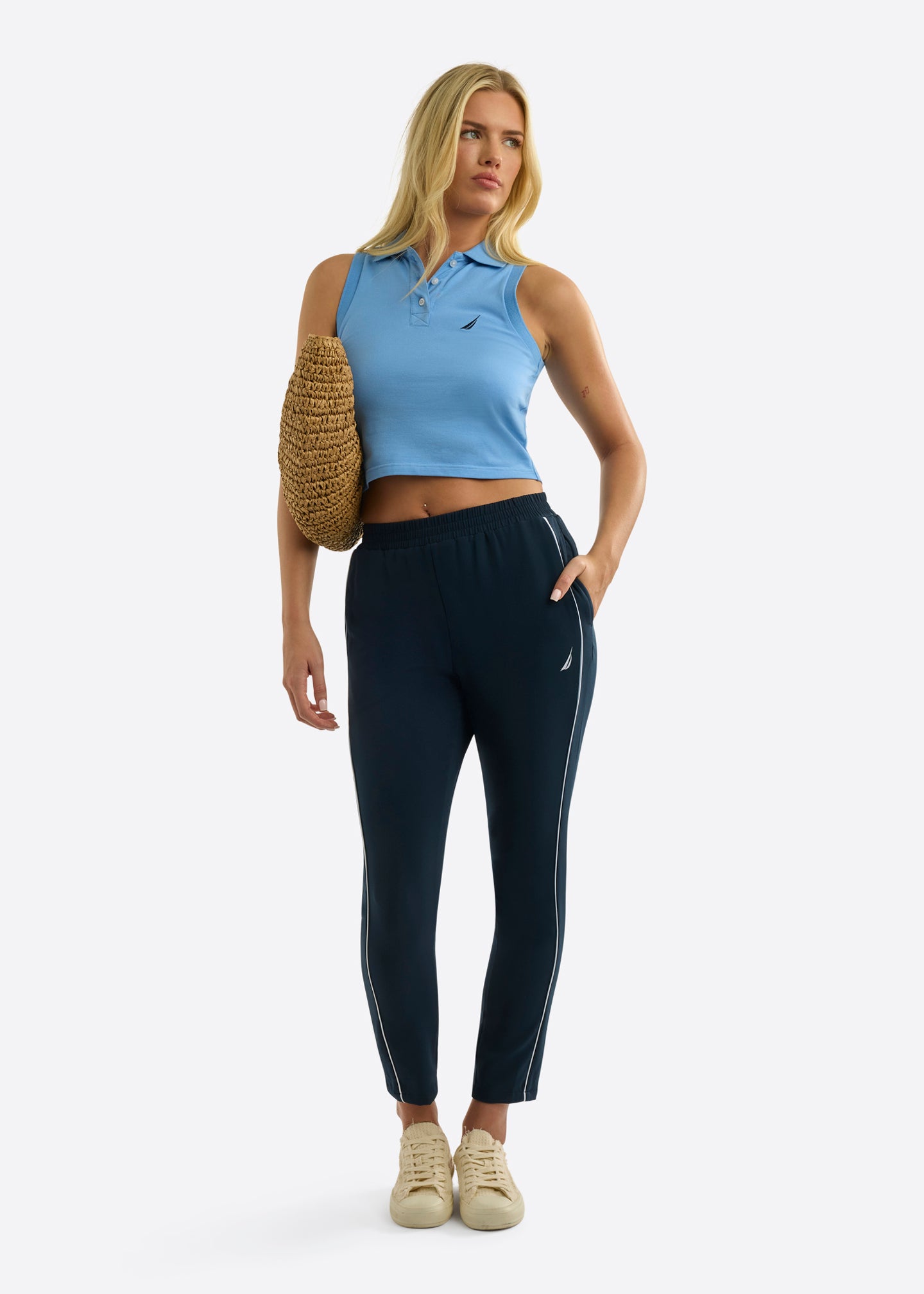 Nautica Salado Polo Shirt-Buff-Full Body