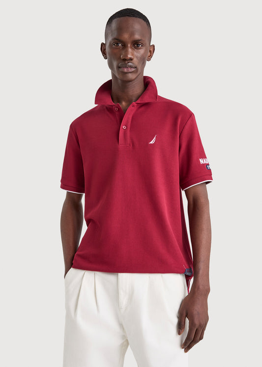 Azura Polo Shirt - Dark Red