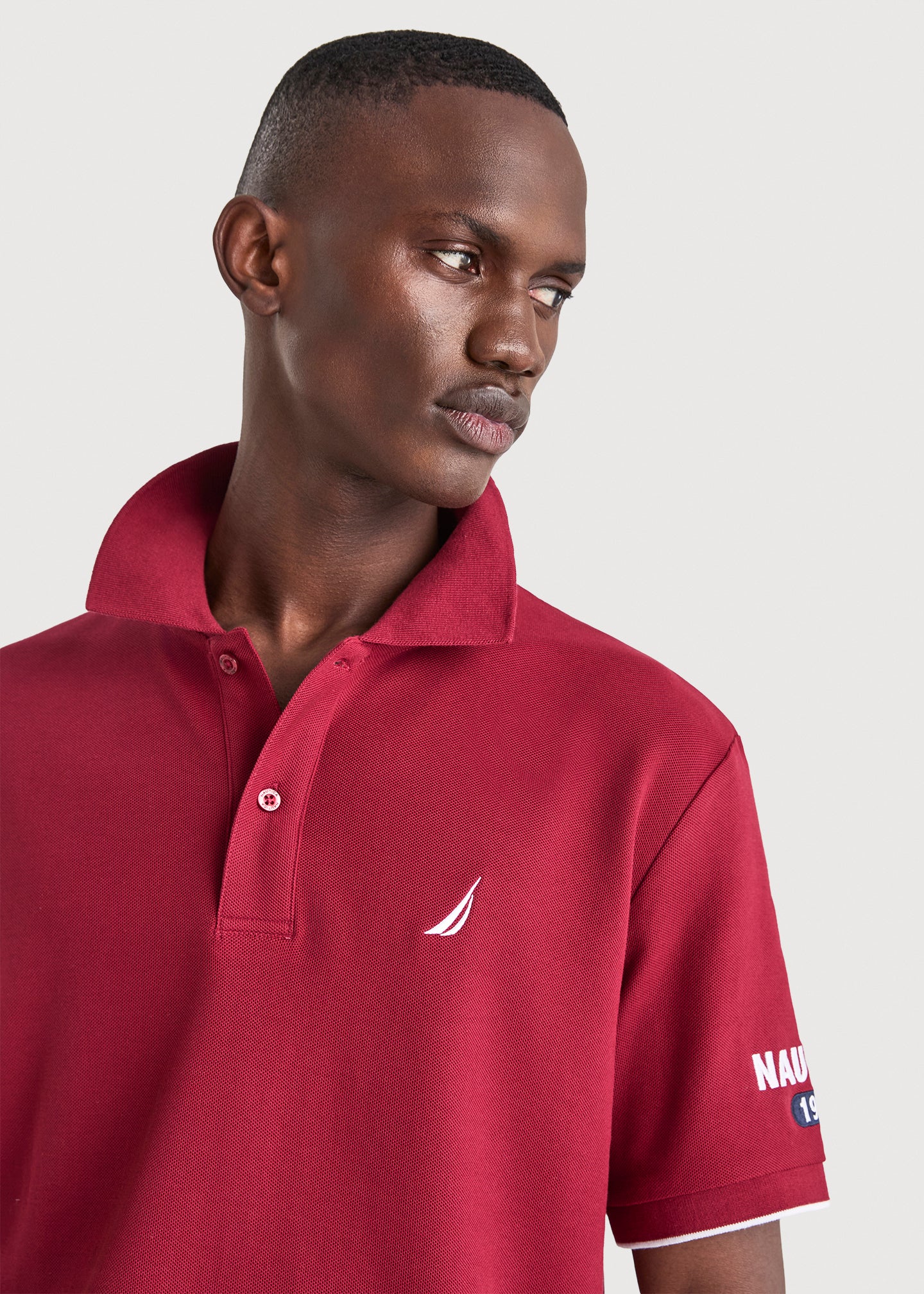 Azura Polo Shirt - Dark Red