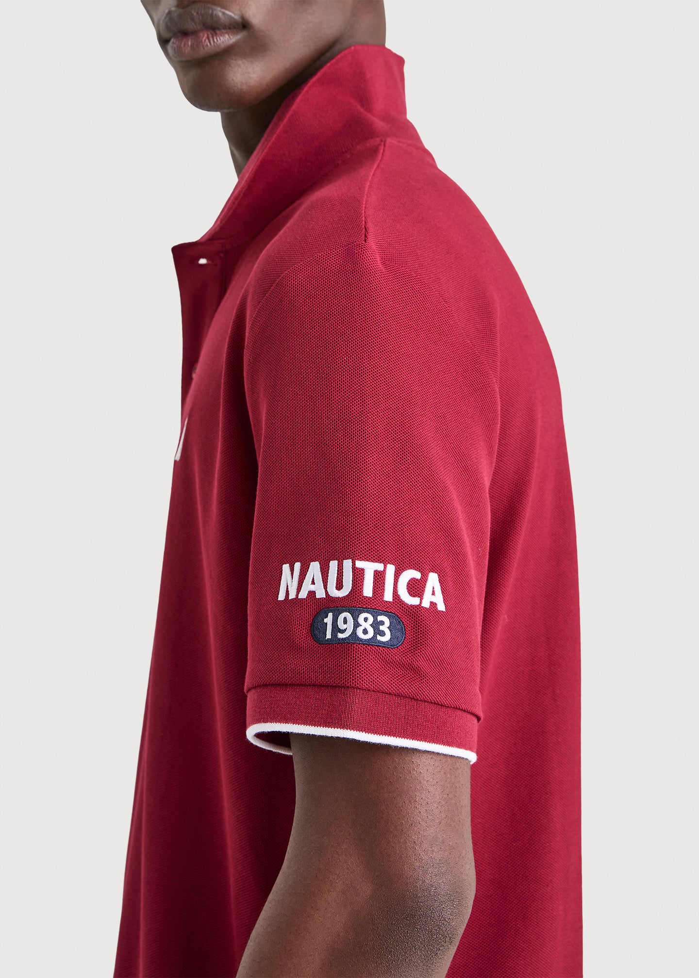 Azura Polo Shirt - Dark Red