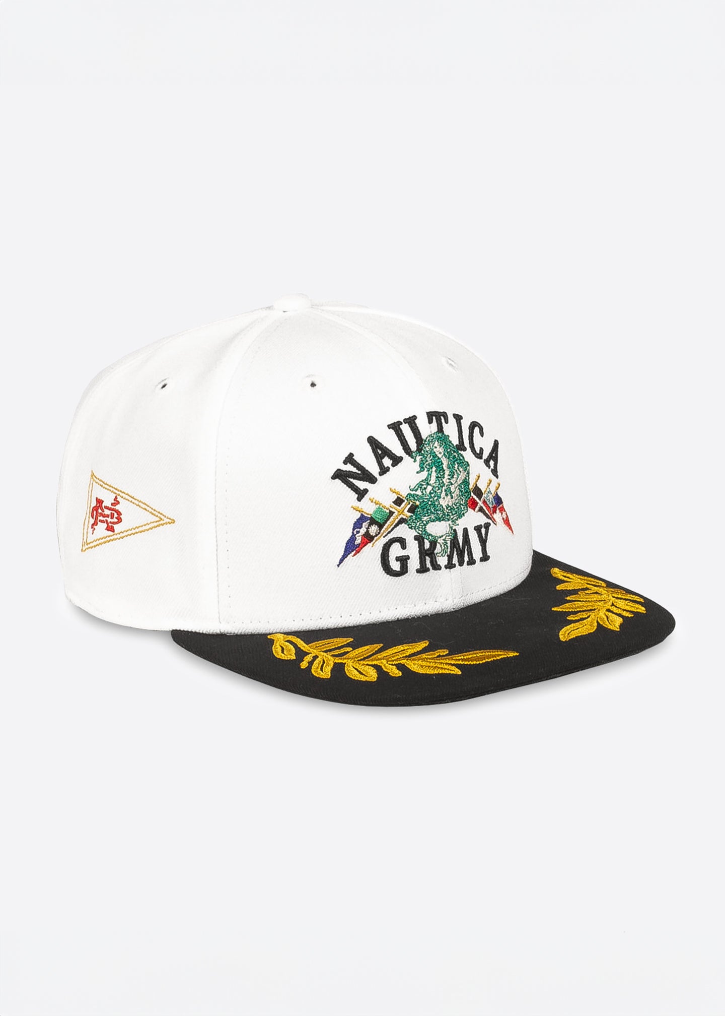 Mighty Harmonist Nautica X GRMY Snapback Cap - White - Angle