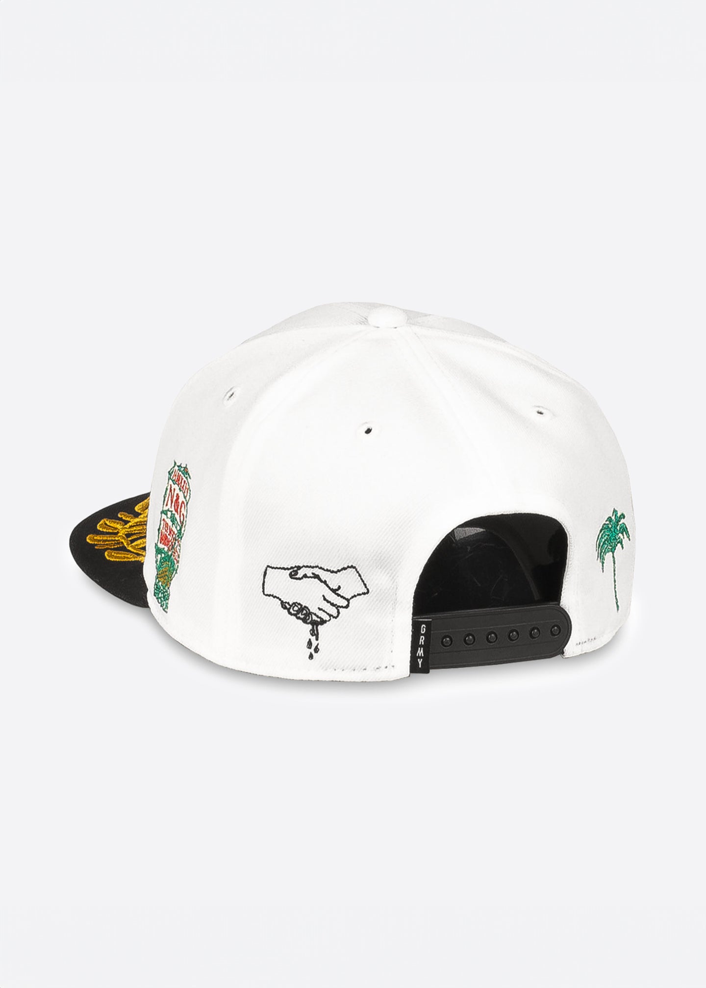 Mighty Harmonist Nautica X GRMY Snapback Cap - White - Back