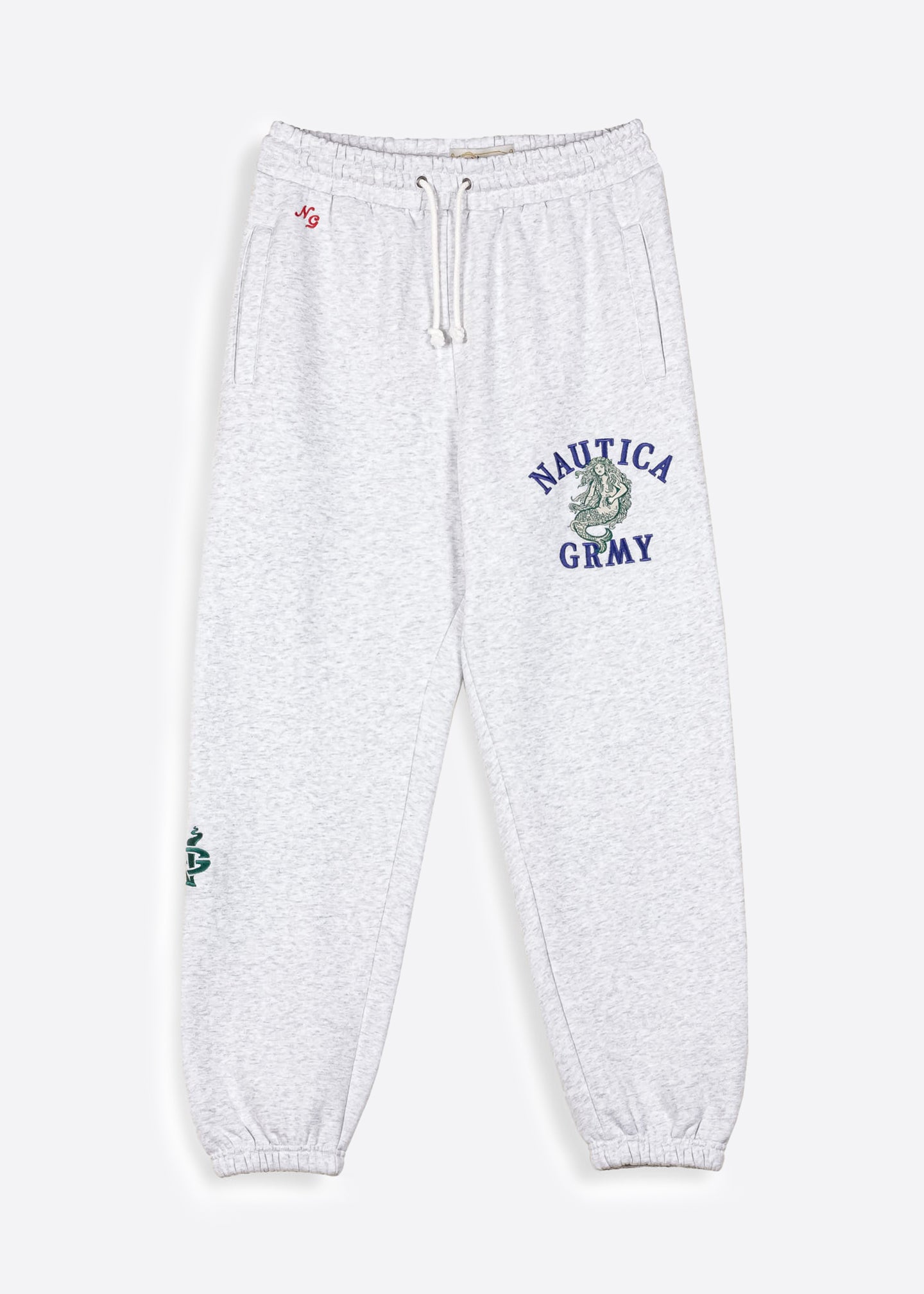 Nautica x GRMY Mighty Harmonist Sweatpants - Grey - Front