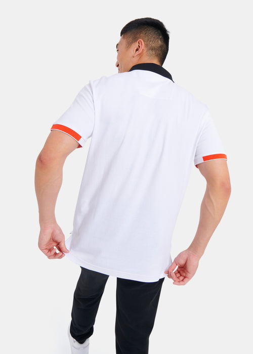 Fantail Polo - White