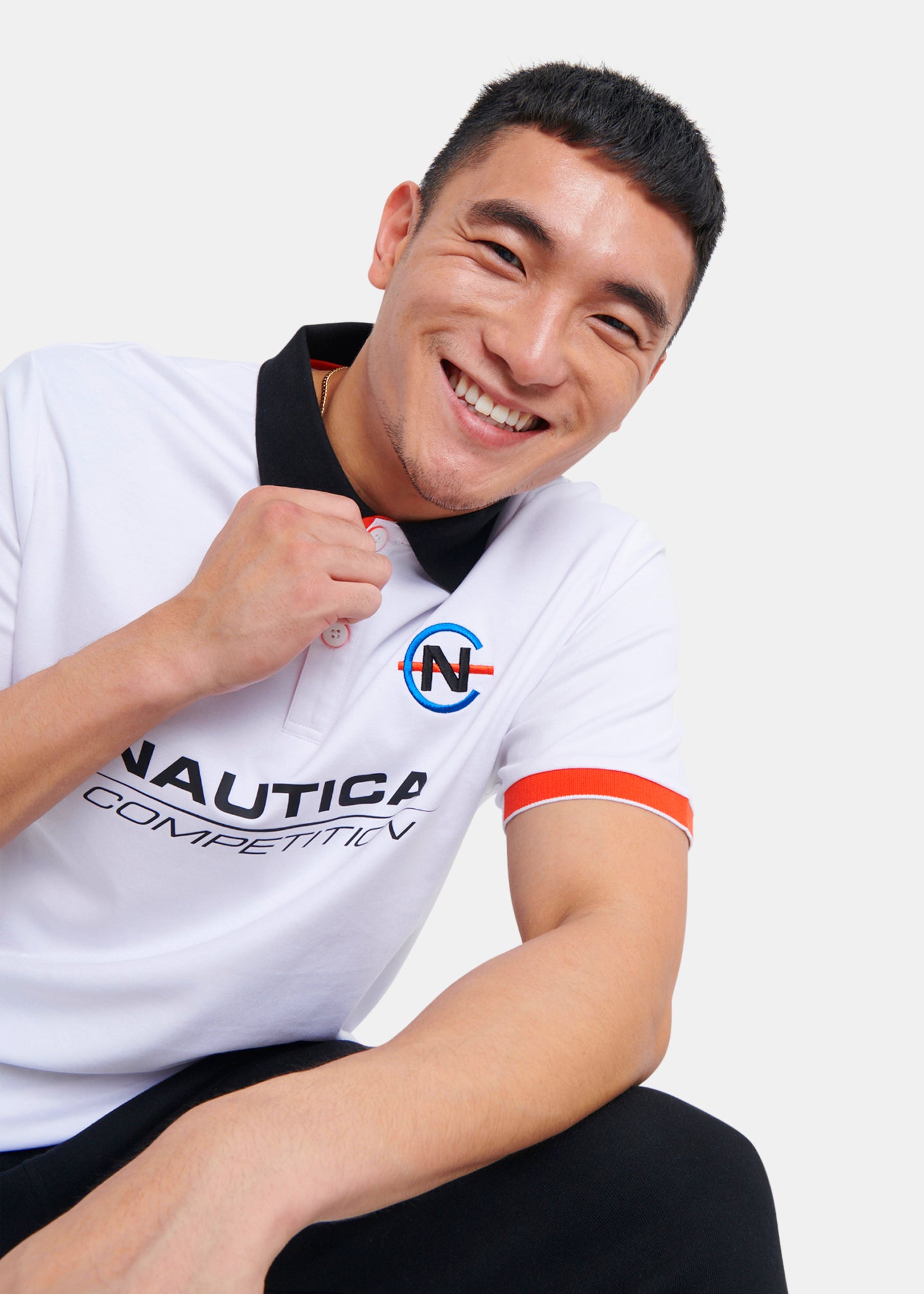 Fantail Polo - White