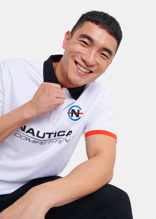 Fantail Polo - White