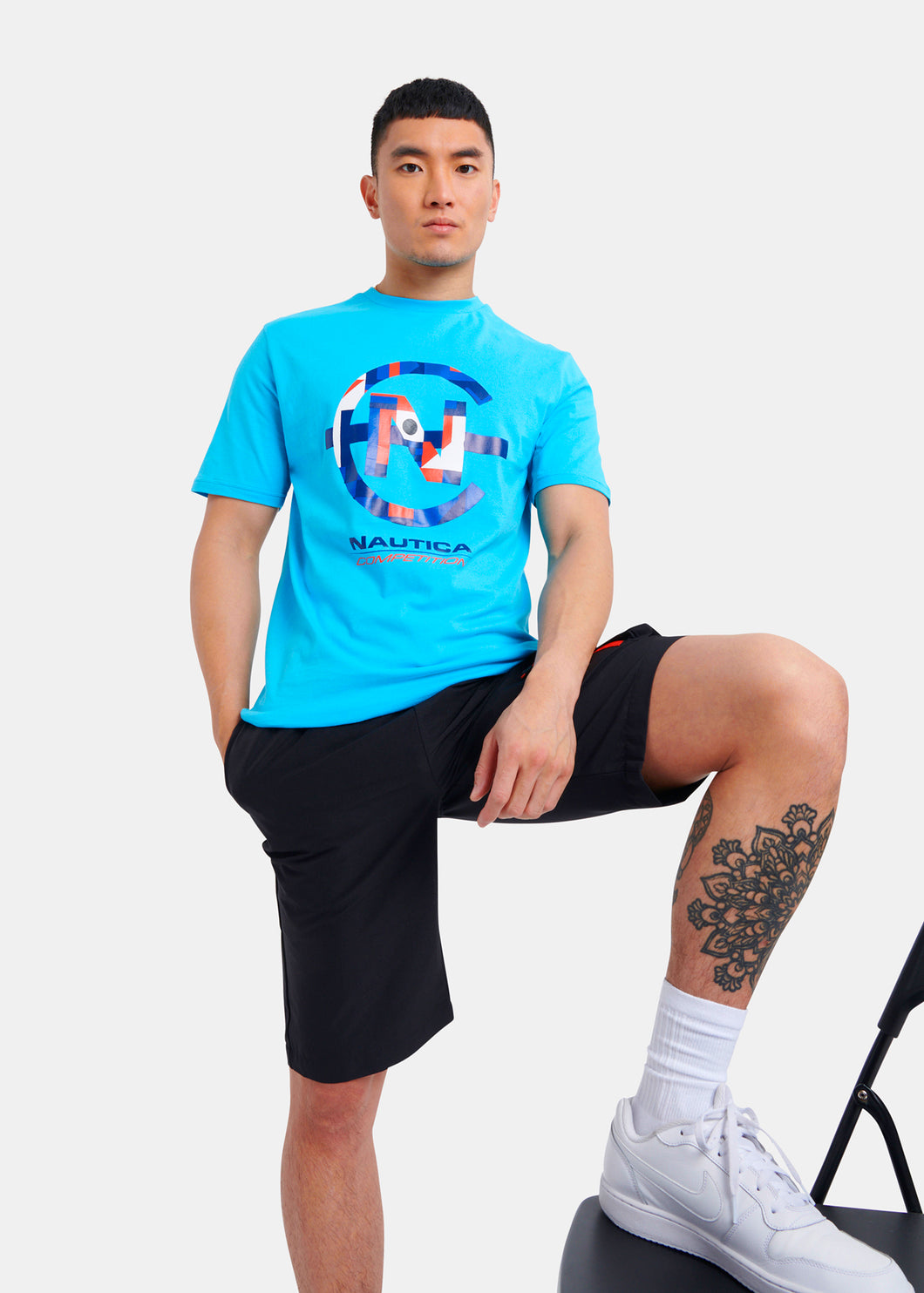 WICKAMS- T SHIRT - Light Blue