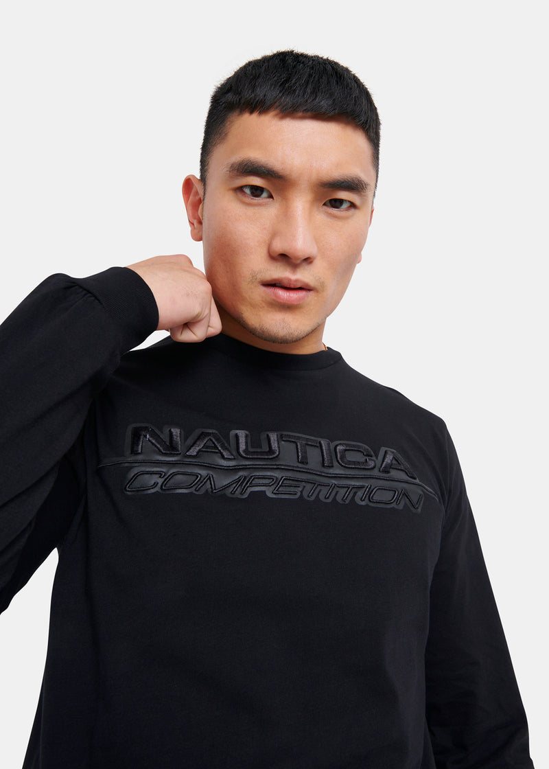 QUINT- LS T SHIRT - Black