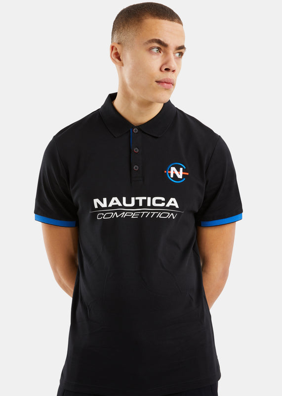 Fantail Polo - Black