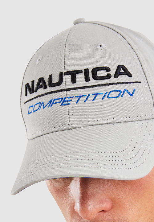 Nautica Competition Tappa Snapback Cap - Grey - Detail