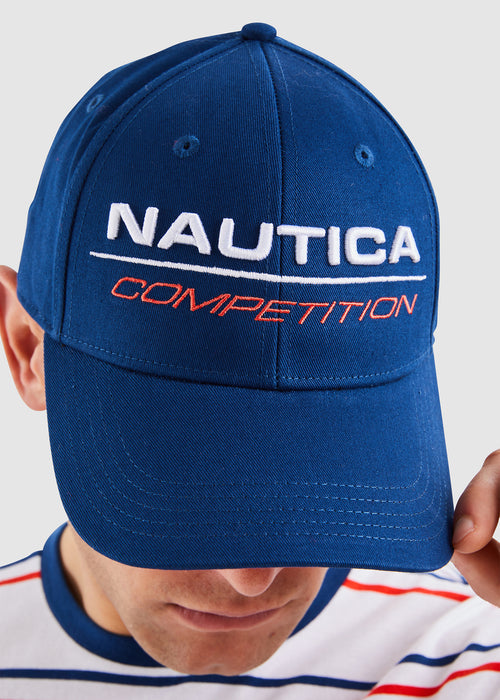 Nautica Competition Tappa Snapback Cap - Navy - Detail
