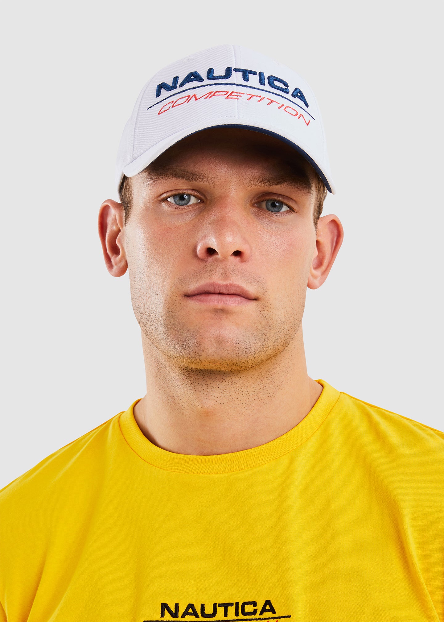 Nautica Competition Tappa Snapback Cap - White - Front