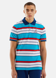 AFTERDECK POLO - Blue