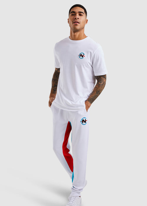 PARREL JOG PANT - White