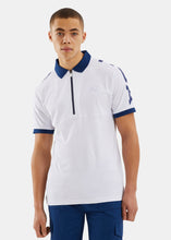 Load image into Gallery viewer, STERN TONAL Polo - White