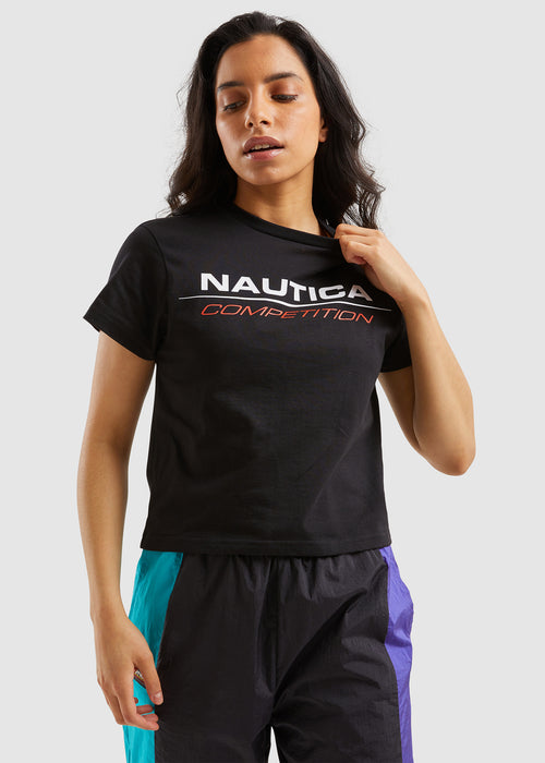 Madison Crop T-Shirt - Black