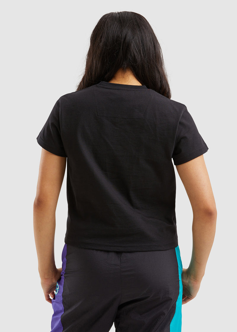 Madison Crop T-Shirt - Black
