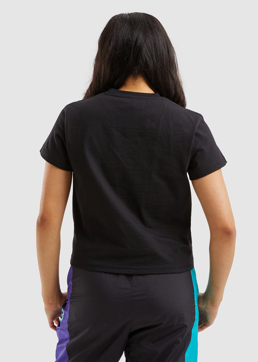 Madison Crop T-Shirt - Black