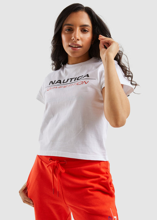 Madison Crop T-Shirt - White