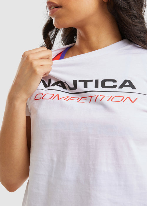 Madison Crop T-Shirt - White