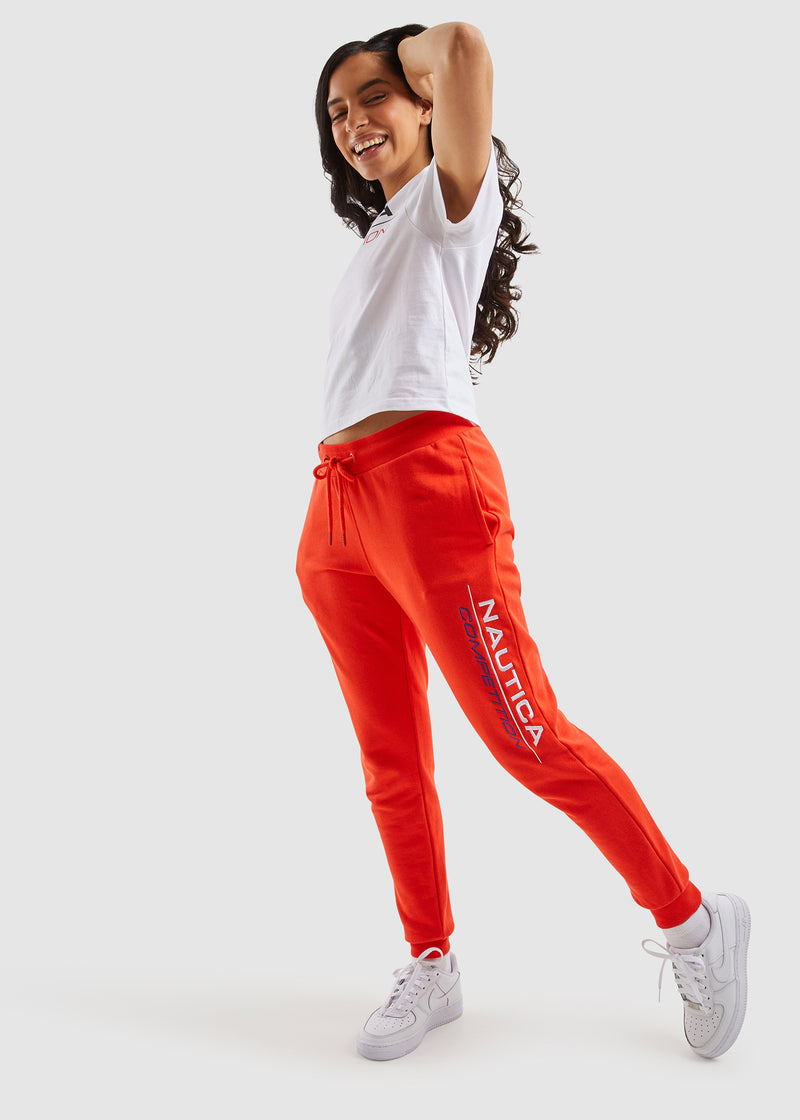 Oceane Jog Pant - Red