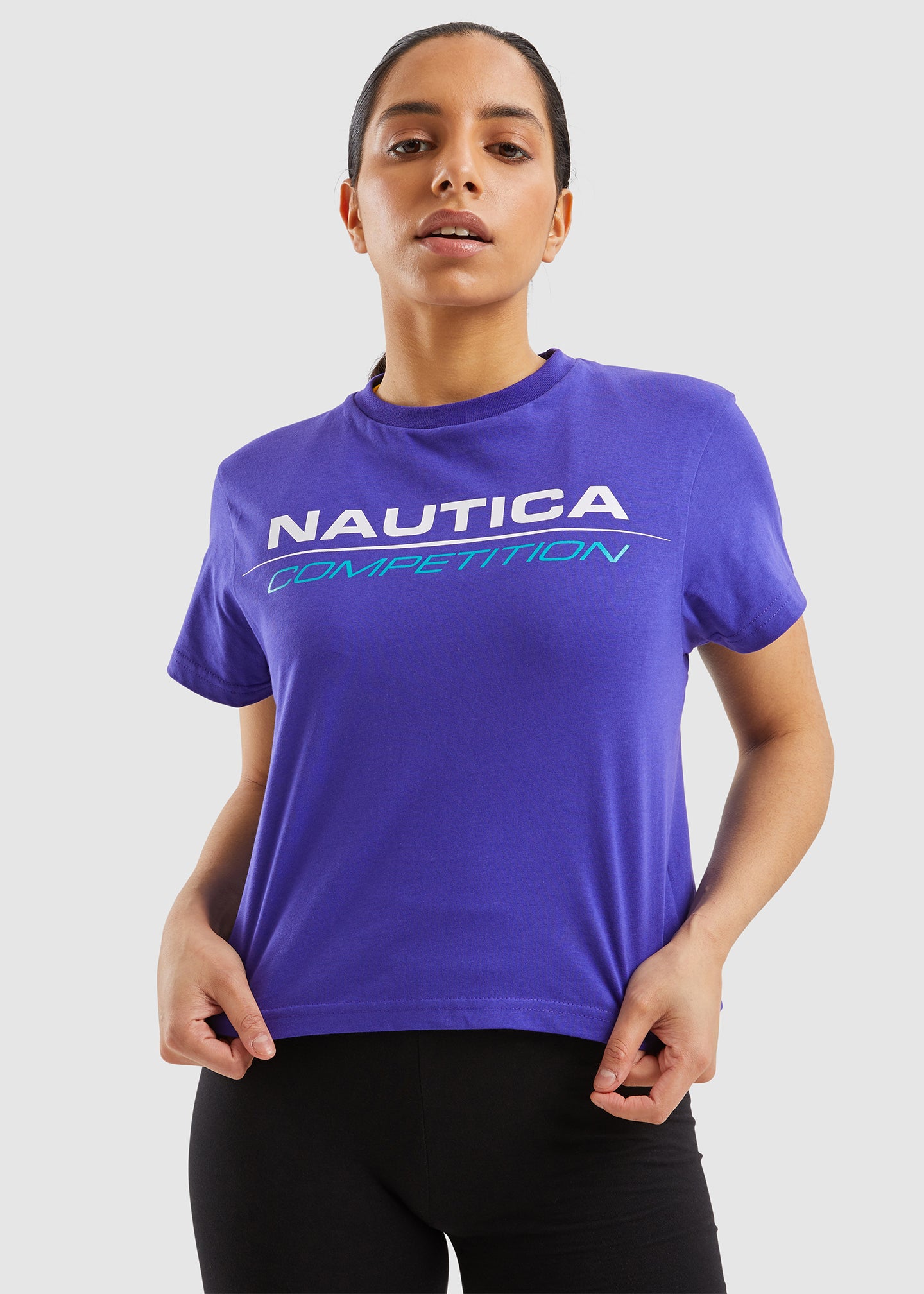 MADISON Crop T-Shirt - Purple