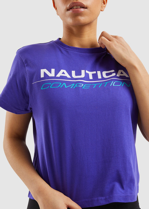 MADISON Crop T-Shirt - Purple