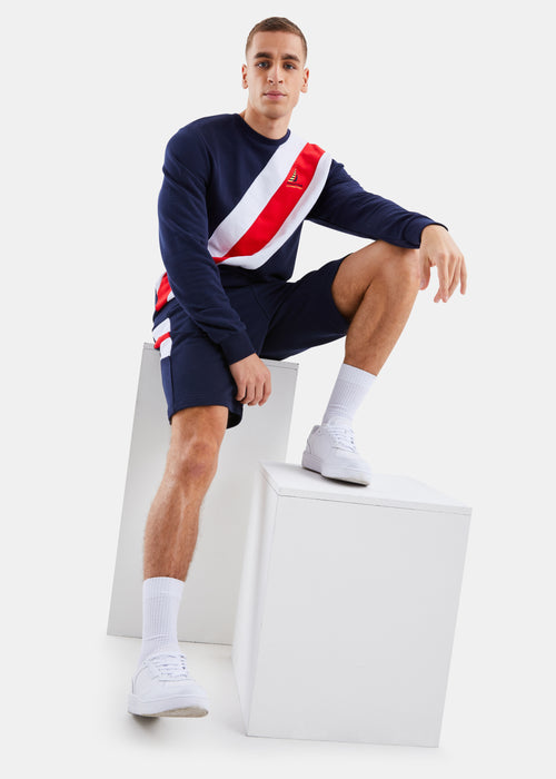 Saddle Sweatshirt - Dark Navy