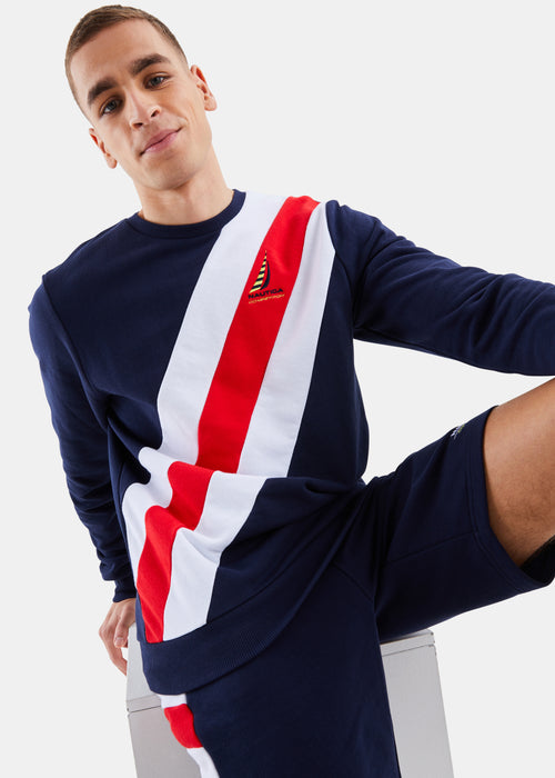 Saddle Sweatshirt - Dark Navy