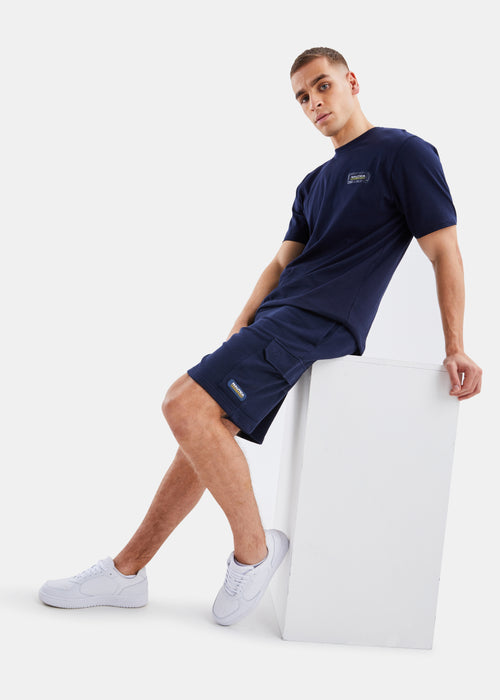 Tilefish 9.5" Fleece Short - Dark Navy