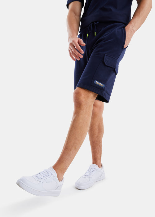 Tilefish 9.5" Fleece Short - Dark Navy