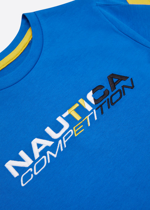 Nautica Competition Heffron T-Shirt - Royal Blue - Detail