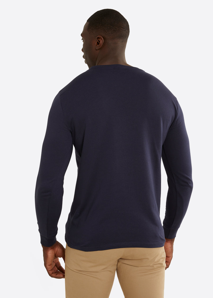 Ronan LS T-Shirt - Dark Navy