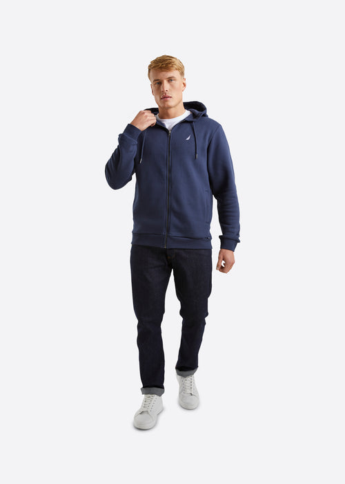 Nautica Helder FZ Hoody - Dark Navy - Full Body