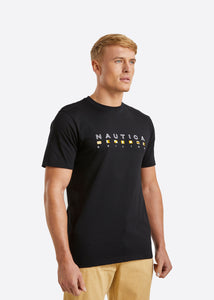Nautica Noah T-Shirt - Black - Front