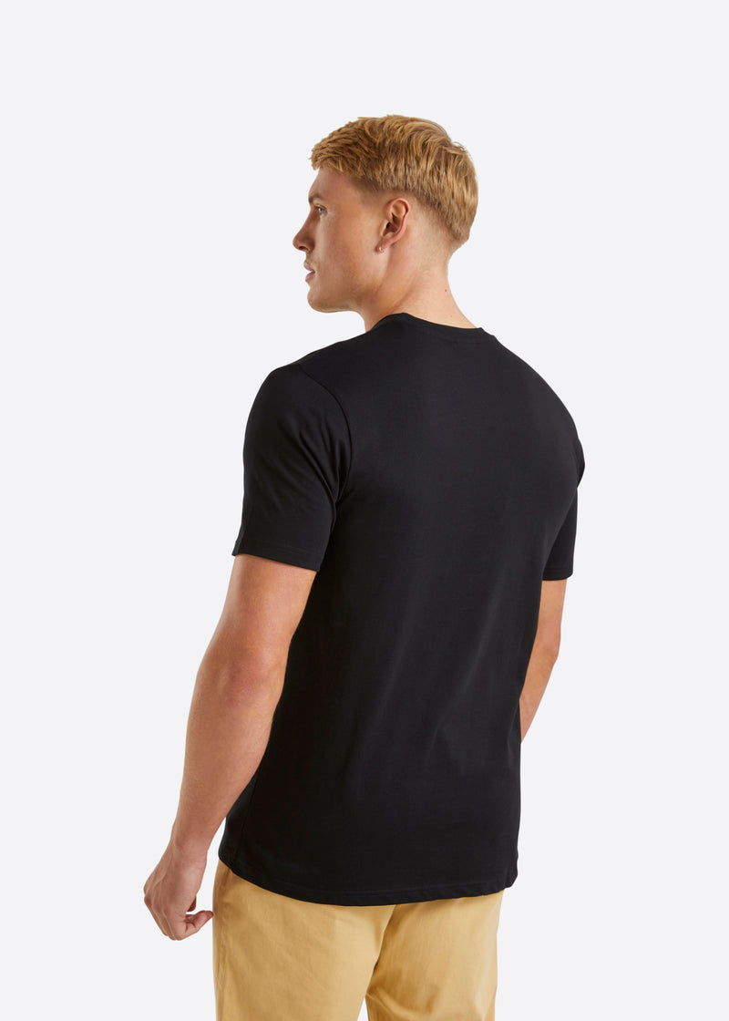 Nautica Noah T-Shirt - Black - Back