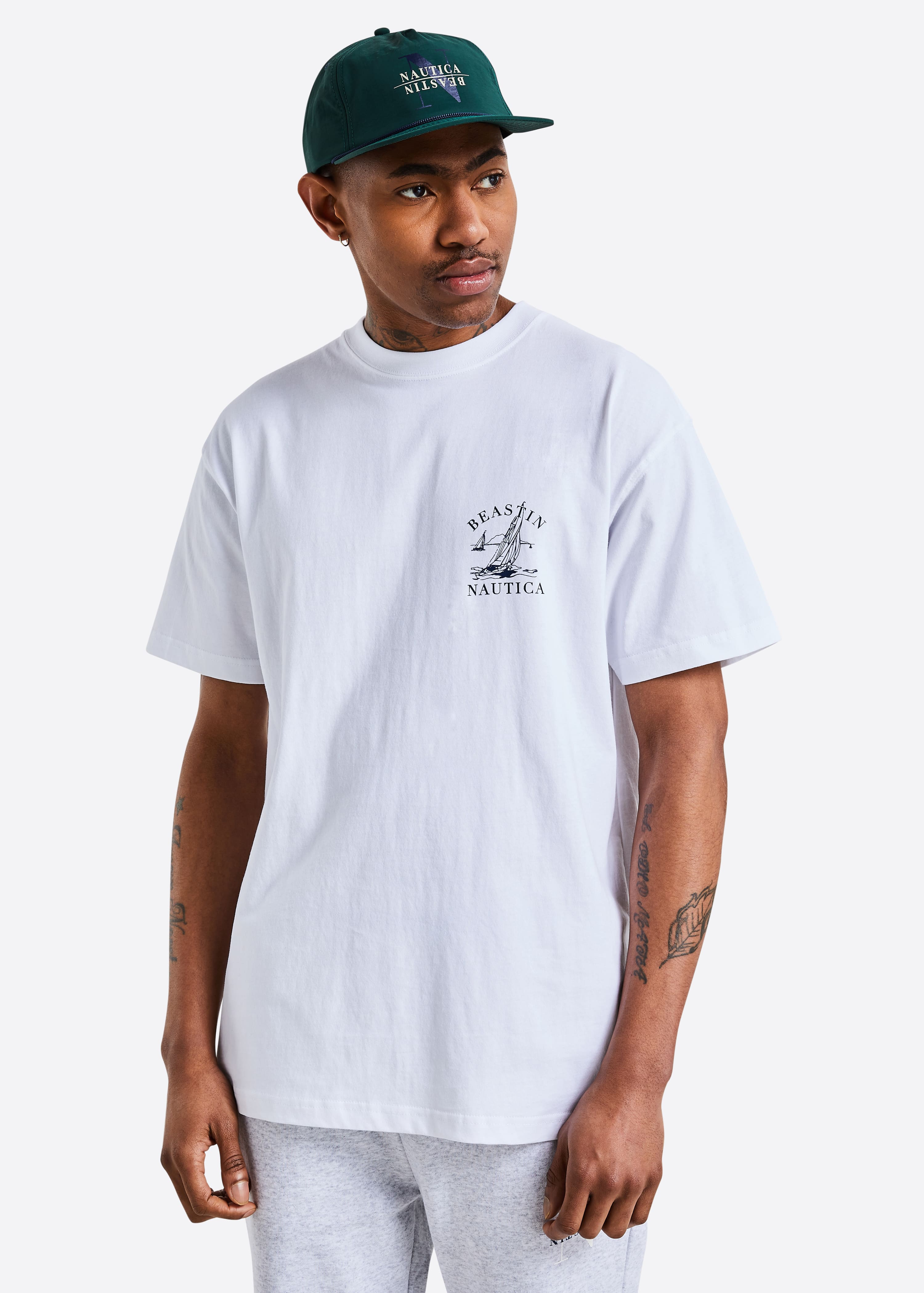 BEASTIN x NAUTICA Smooth Sailing T-Shirt - White