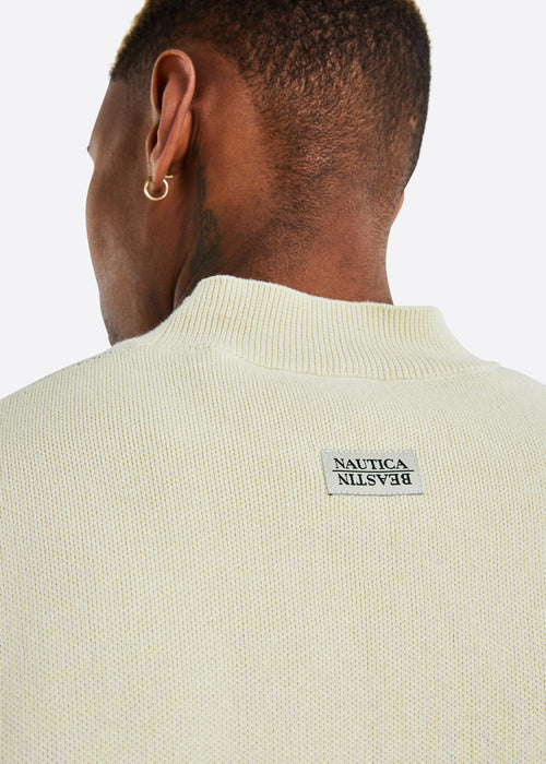 BEASTIN x NAUTICA Timeless Knit Crewneck - Cream