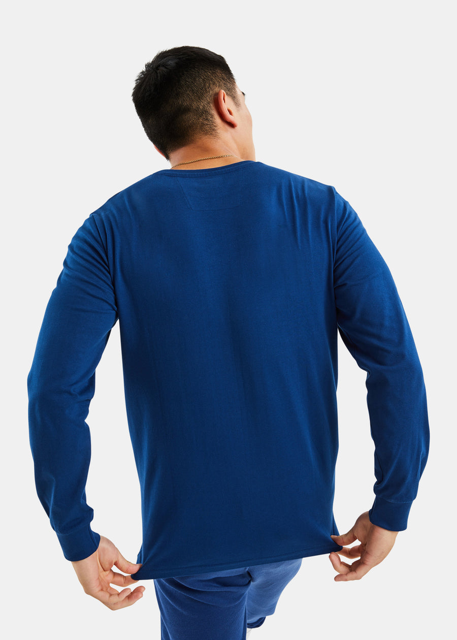 Laveer Long Sleeve T-Shirt - Navy