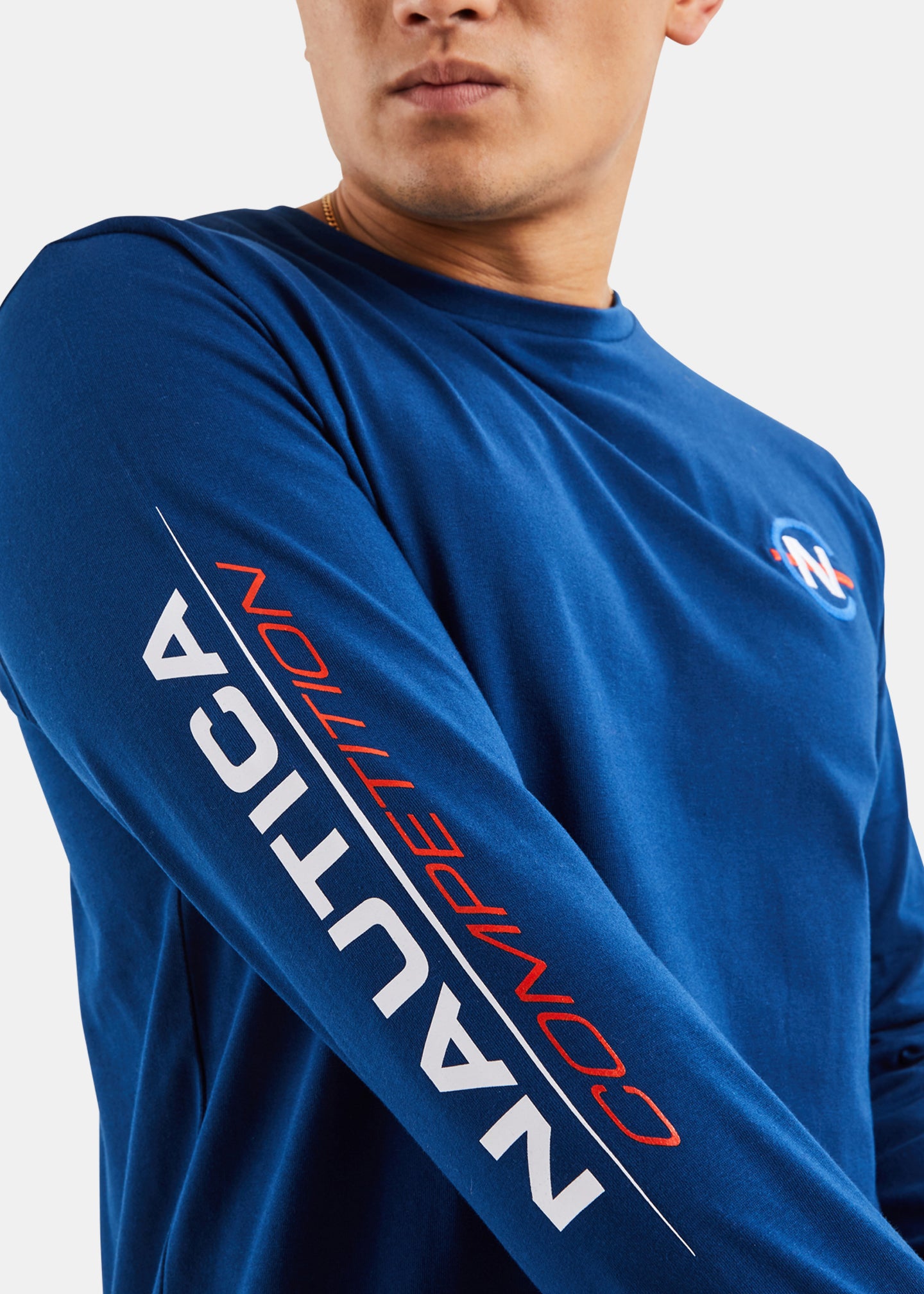 Laveer Long Sleeve T-Shirt - Navy